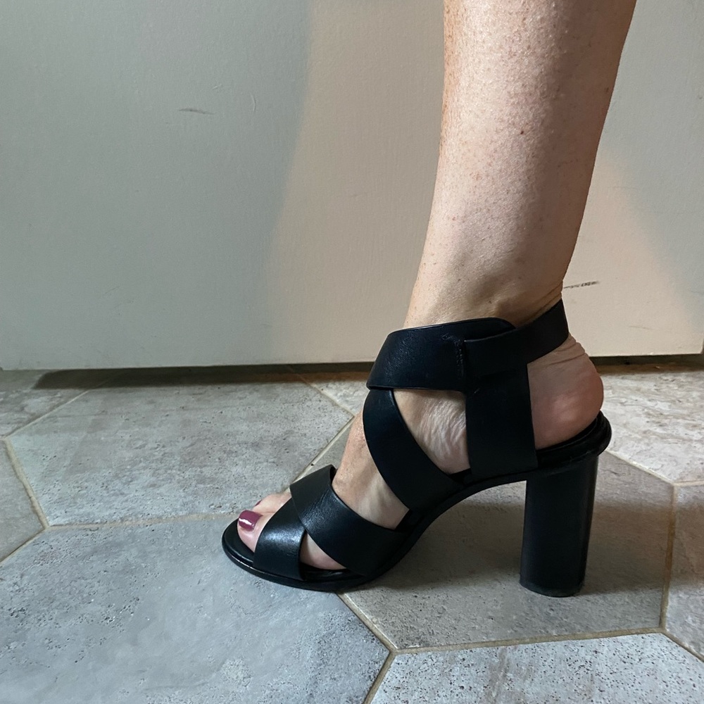 Black Strappy Heels
